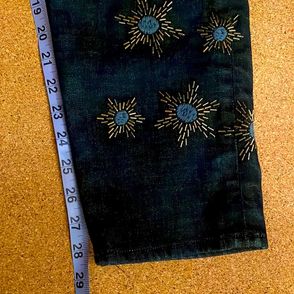 Lucky Brand Studded embroidered jeans womens 30-32 - Picture 9 of 13